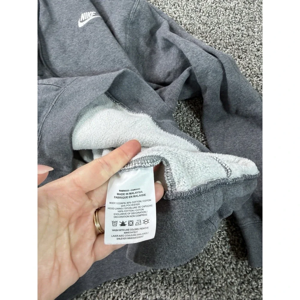 Nike Sportswear Men's Club Fleece Pullover Hoodie Size XL Gray